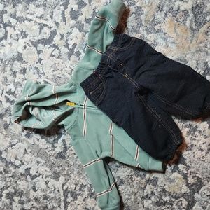 Carters hoodie and jeans